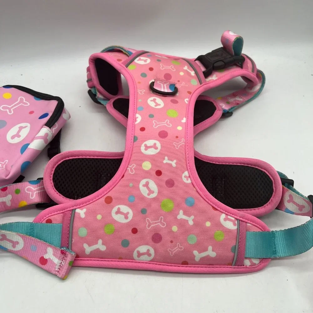 No Pull Dog Harness With Pouch XL Pink Midepot Adjustable NWOT